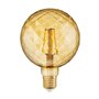 Osram Vintage Edition 1906 Ampoule LED à Filament - Culot E27 - Forme Spéciale Globe Pinecone Or Ambrée - Blanc Chaud 2500K - 4,