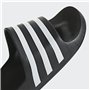 adidas Mixte Adilette Aqua Slides, Core Black / Cloud White / Core Black, 39 EU