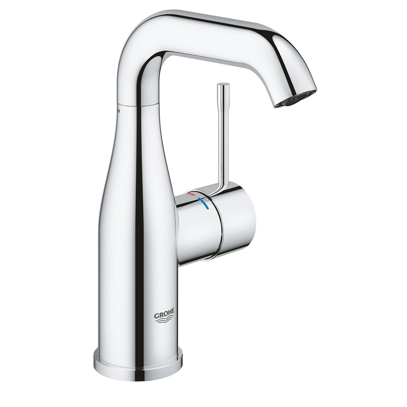 Image secondaire de GROHE Robinet lavabo de salle de bains Essence, mitigeur monocommande sans tirette de vidage, vidage clic clac inclus, installat