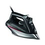 Rowenta DW8210D1 – Fer à repasser vapeur sec, semelle Microsteam 400, 2 m, 200 g/min, noir, rouge, 50 g/min