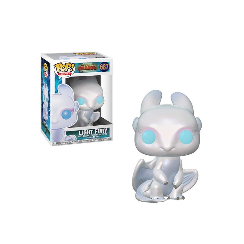 Funko Pop! Vinyl: How to Train Your Dragon 3: Light Fury - Figurine en Vinyle à Collectionner - Idée de Cadeau - Produits Offici