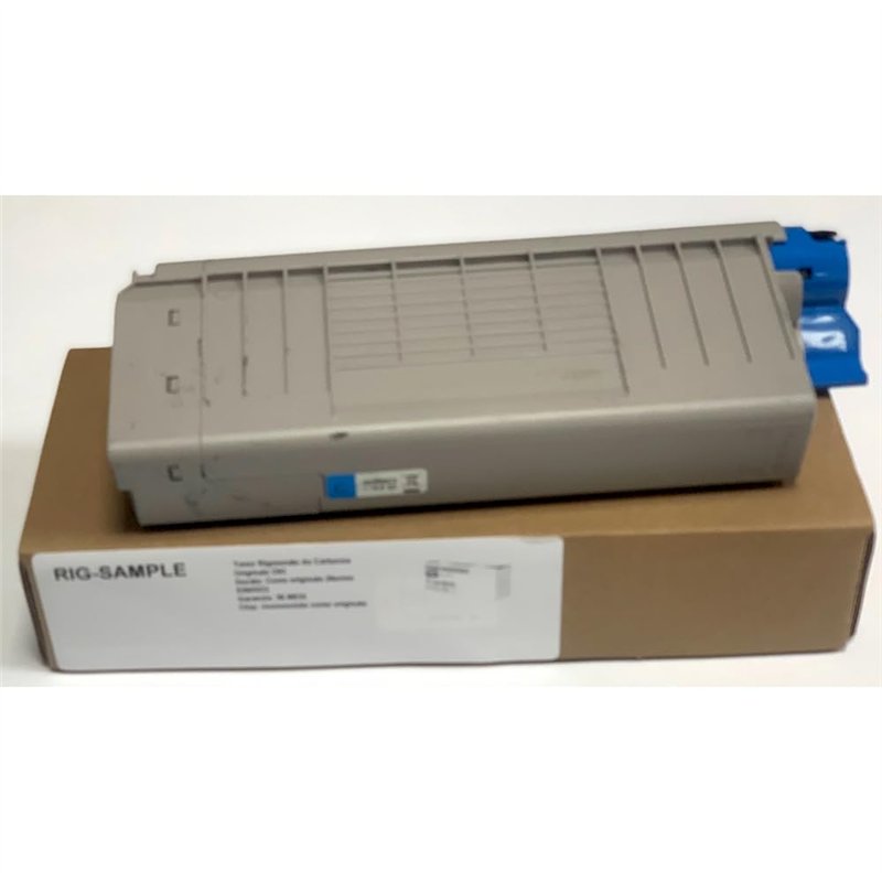 Toner OKI 45396203 pour MC770 MC780 - Cyan - 11.500 Pages - Régénéré Made in Italy