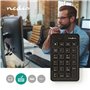 Nedis Clavier numérique avec câble USB Noir