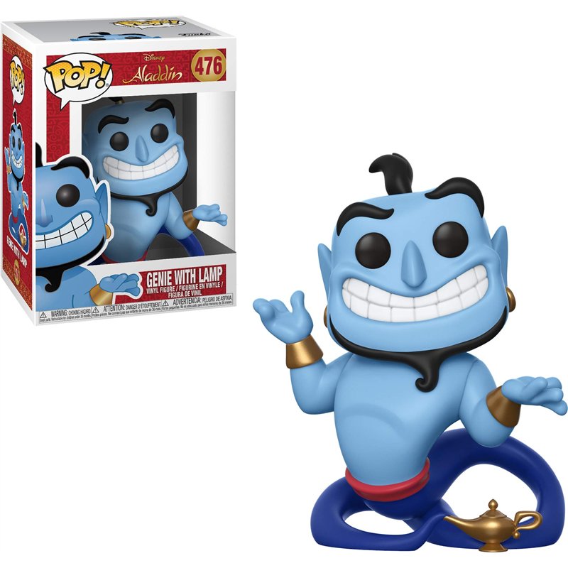 Funko Pop! Vinyl: Disney: Aladdin: Genie with Lamp - Génie- Figurine en Vinyle à Collectionner - Idée de Cadeau - Produits Offic