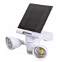 RIBIMEX PRSPOTSOL5X2 Projecteur LED 2 x 5W solaire