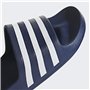 adidas Mixte Adilette Aqua Slides, Dark Blue / Cloud White / Dark Blue, 38 EU