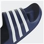 adidas Mixte Adilette Aqua Slides, Dark Blue / Cloud White / Dark Blue, 38 EU