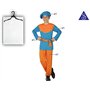 Atosa déguisement paysan médiéval enfant garçon bleu 10 a 12 años