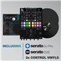 Reloop ELITE Mixeur de performance DVS professionnel pour Serato DJ Pro, 16 grands pads de performance RGB sensibles au toucher