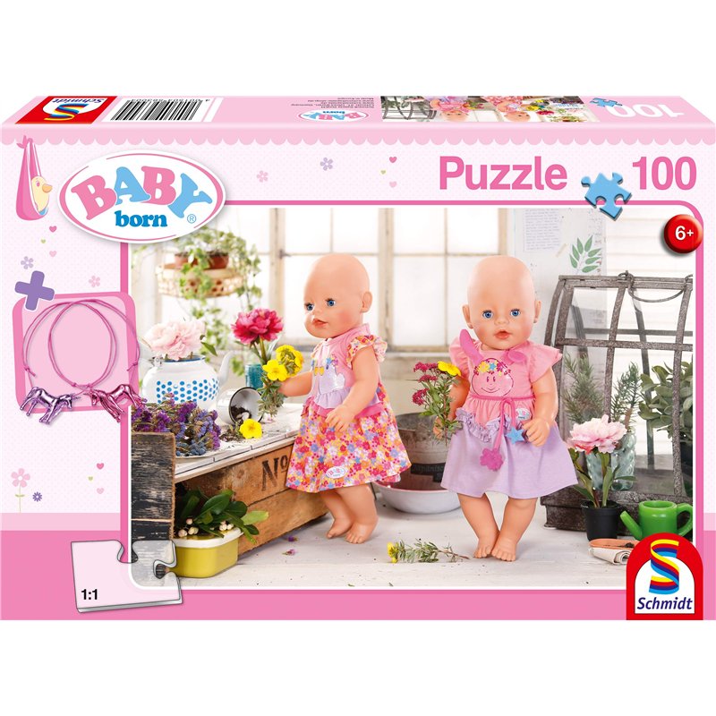 Schmidt Spiele, Monde Puzzle Baby Born féerique 100 pièces pour Enfants, 56300, coloré
