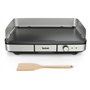 Tefal Plancha Electrique Maxi Plancha XXL 10/12 Personnes Plancha Intérieur Et Extérieur Inox CB690D12