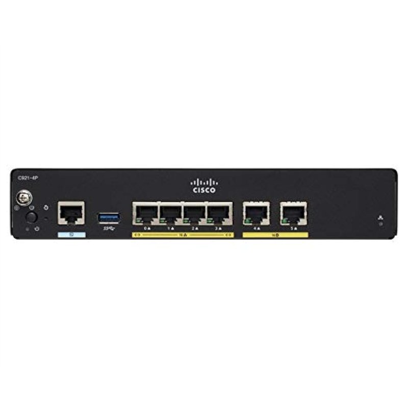 Cisco C927-4P Routeur connecté Gigabit Ethernet Noir