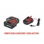 Ribimex PRBAT20/SS65SB Scie sauteuse 20 V-RBAT20 Batterie et sans chargeur, rouge et noir