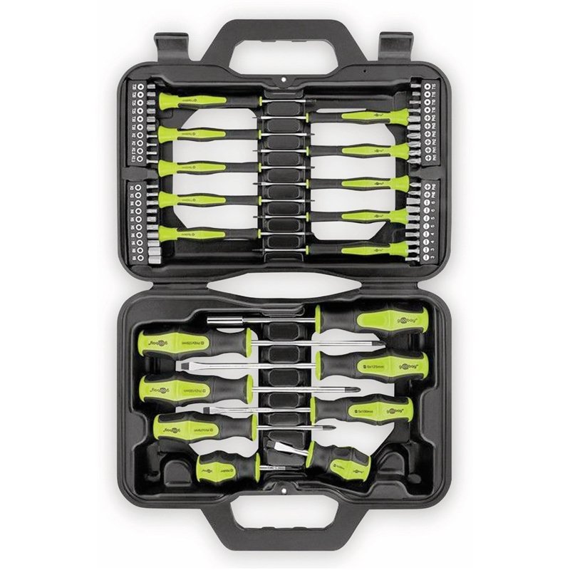 Image secondaire de Goobay 74005 Coffret tournevis Vert/Noir