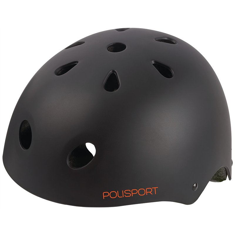 Image secondaire de Polisport Junior Helmet Urban Radical-Graffiti (53/55) Casque Unisex-Adult, Noir Mat/Vert, TU EU