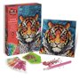 Sentosphère - 3902027 - Kit de Peinture Diamant - Tigre - Loisirs Créatifs - DIY pour Enfants et Adultes