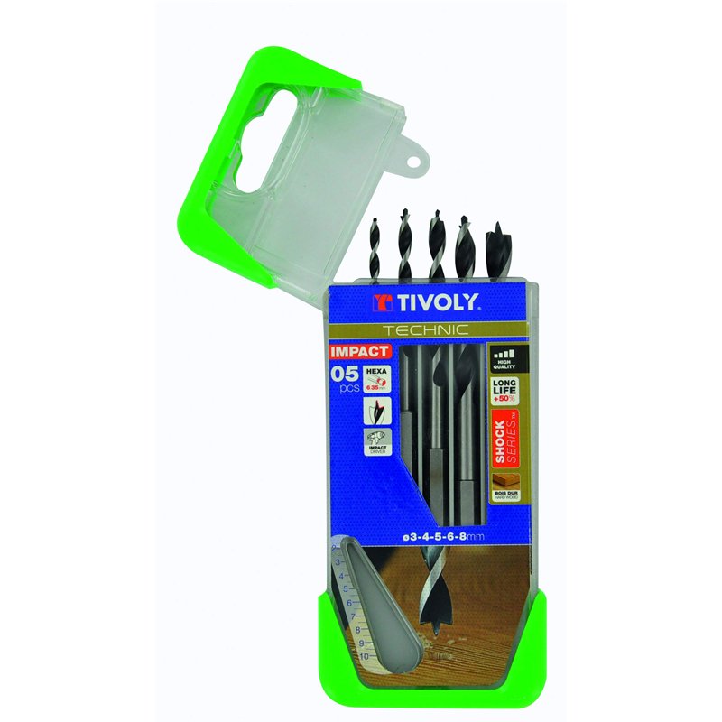 Tivoly 10803770002 Coffret 5pcs Forets Bois Shock Series