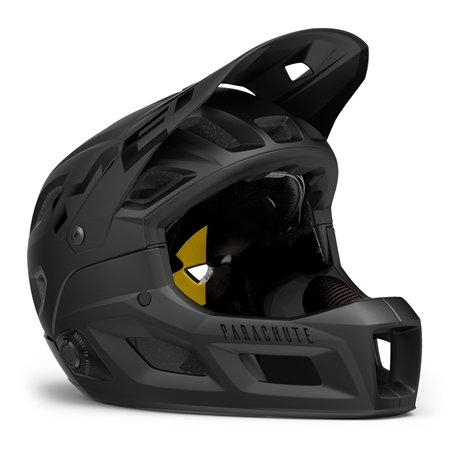 MET Casco Parachute MCR MIPS Neg.m 56-58 Casque de Cyclisme Unisexe pour Adulte Mixte, Noir