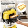 WuYan Aspirateur de filtre à air pour KARCHER NT25 / 1 NT35 / 1 NT45 / 1 NT55 / 1 NT361 ECO NT561 ECO NT611 ECO Filtres de recha