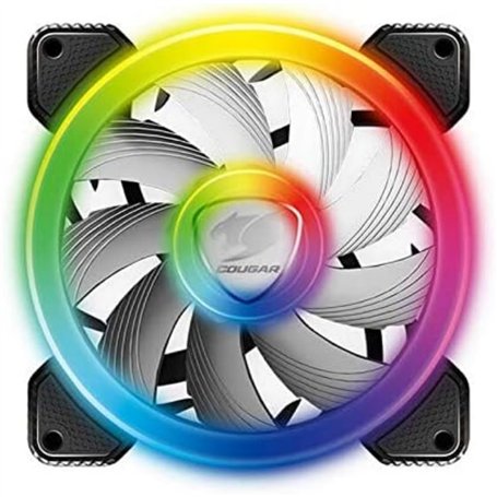 COUGAR GAMING | VENTILATEUR GAMING | SPB120RGB - Éclairage RGB à 360 degrés - Roulement Hydrodynamique - Gestion PWM autonome - 