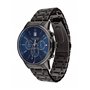 Tommy Hilfiger Montre Analogique Multifunction à Quartz pour homme avec Bracelet en Acier Inoxydable Noir - 1791633