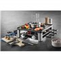 WMF Lumero Station Gourmet 3-en-1, Raclette, Appareil à fondue, Grill électrique d'intérieur, 8 personnes, Gamme complète d'acce
