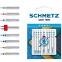 SCHMETZ Aiguilles pour machines à coudre | Set de 9 Pièces | 4 Aiguilles Universelles (Universal) | 2 Aiguilles Stretch | 2 Aigu