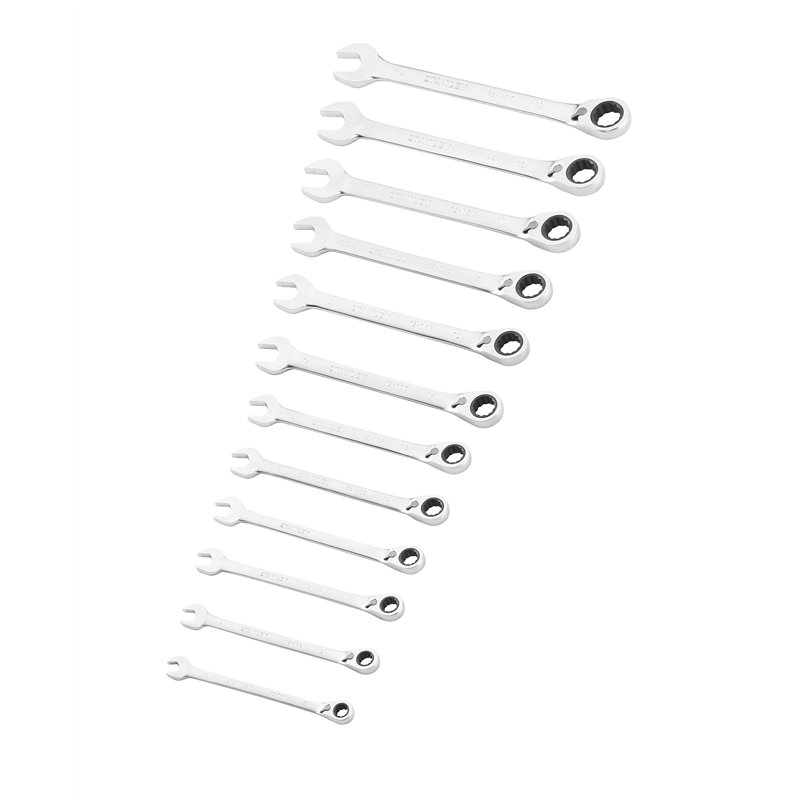 Image secondaire de STANLEY Fmmt82849-0 Clés Mixtes À Cliquet Réversible Gamme FATMAX -Forgées Acier Chromé - Résistant - Fourche Anti-Slip Orientée