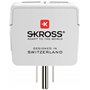 SKROSS - 1.500281 | Europe to USA USB | Adaptateur de Voyage Europe vers USA, 2 USB 5V/2.4A - Tension et Puissance 100V - 1500 W