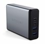 SATECHI Chargeur de Bureau USB-C 108W, 2 Ports USB-C & 2 Ports USB-A, Compatible avec MacBook Pro/Air M2/M1, iPad Pro/Air M2/M1,