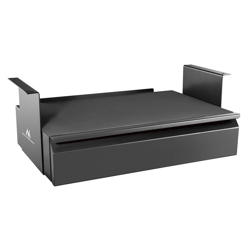 Maclean MC-875 Tiroir sous Table avec étagère jusqu'à Max. Base de 5 kg sous Le tiroir Suspendu du Support de Bureau