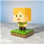 Paladone Lumière Icone Minecraft Alex BDP | Mini Veilleuse Fun Pixelisée | Très Lumineux à Collectionner, Multicolore