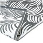 IDMarket - Tapis extérieur Coco Tropical Gris et Blanc 160 x 260 CM
