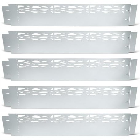 IDMarket - Bordurette de Jardin x5 Acier ajouré Flexible L. 5 x H. 0.18 M