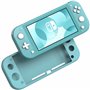 Coque Silicone Bleu Compatible avec Nintendo Switch Lite - Etui Housse Protection Anti Rayure Anti Choc Anti Dérapant Phonillico