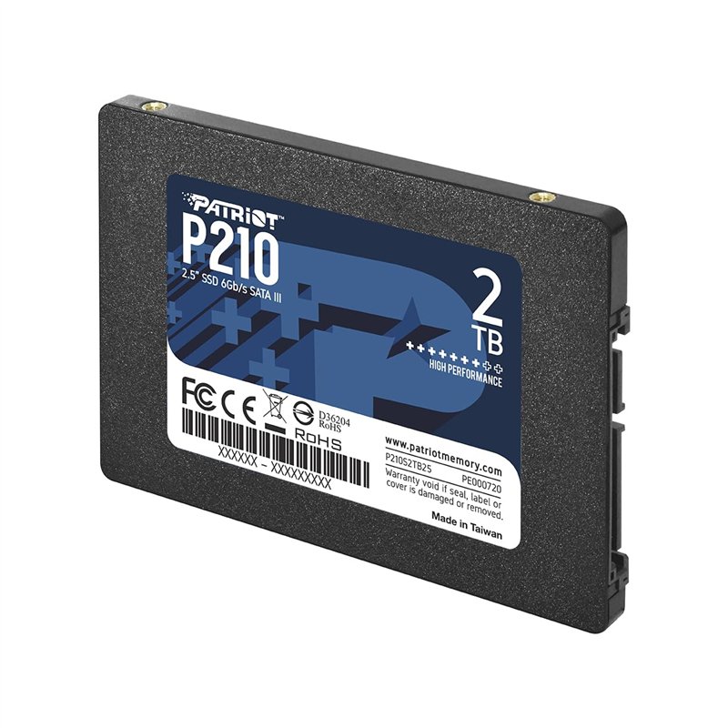 Image secondaire de Patriot P210 SSD 2To SATA III Disque Solide Interne 2.5