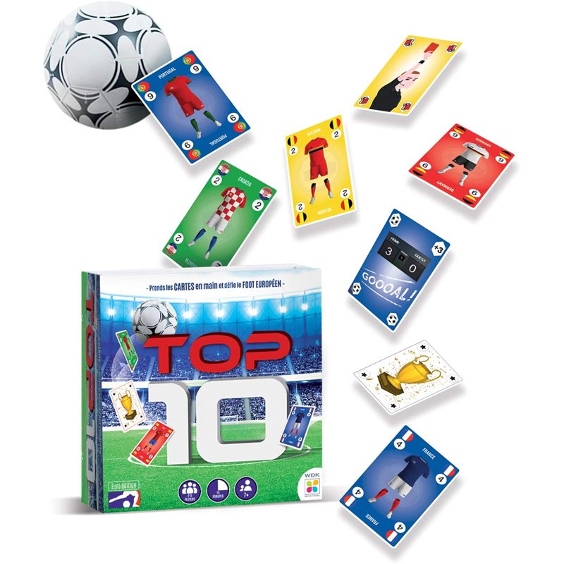 Image secondaire de WDK Jeu de Cartes Football Top 10