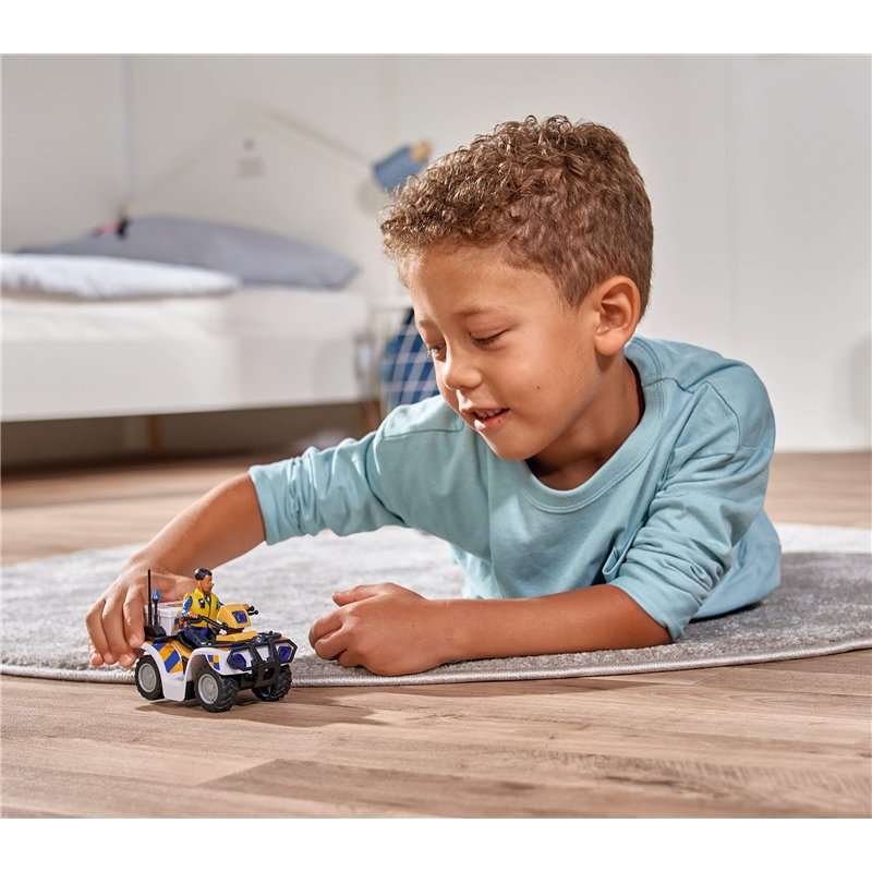 Image secondaire de Simba - 109251093 - Sam Le Pompier - Quad de Police avec Figurine Malcolm et Accessoires - Saison 12 - A partir de 3 Ans