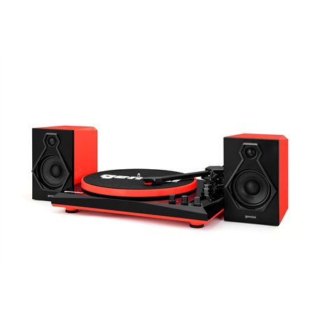 Gemini TT-900 - Red - Platine Disque avec système sonore - Bluetooth - Système Complet