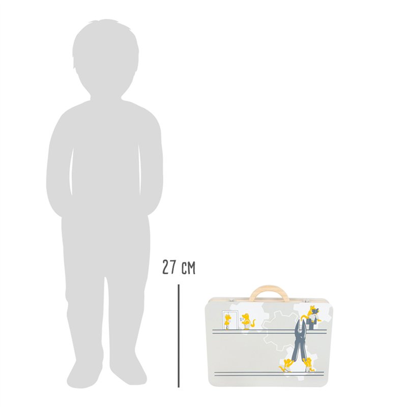 Image secondaire de Small Foot 11808 Boîte à Outils Miniwob en Bois, avec de Nombreux Outils et Un Jeu de vis, pour Les Enfants à partir de 3 Ans