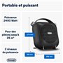 DeLonghi HFS30C24.DG, Noir