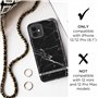 Richmond & Finch Compatible avec iPhone 12 / iPhone 12 Pro Coque de Téléphone Conçu, 6.1 Pouces, Marbre Noir, étuis Testés Contr