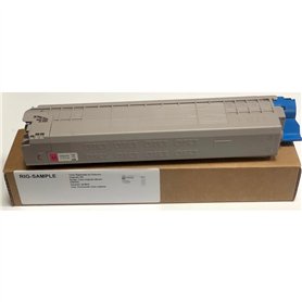 Toner OKI 46861306 pour C834 C844 n dn - Magenta - 10.000 Pages - Régénéré Made in Italy