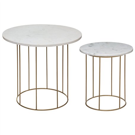 Atmosphera - Tables gigognes - Plateau en marbre