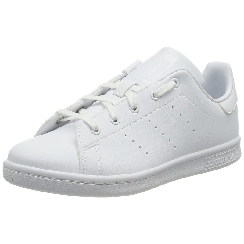 adidas Mixte enfant Stan Smith Sneaker, Ftwr White Ftwr White Ftwr White, 36 2/3 EU