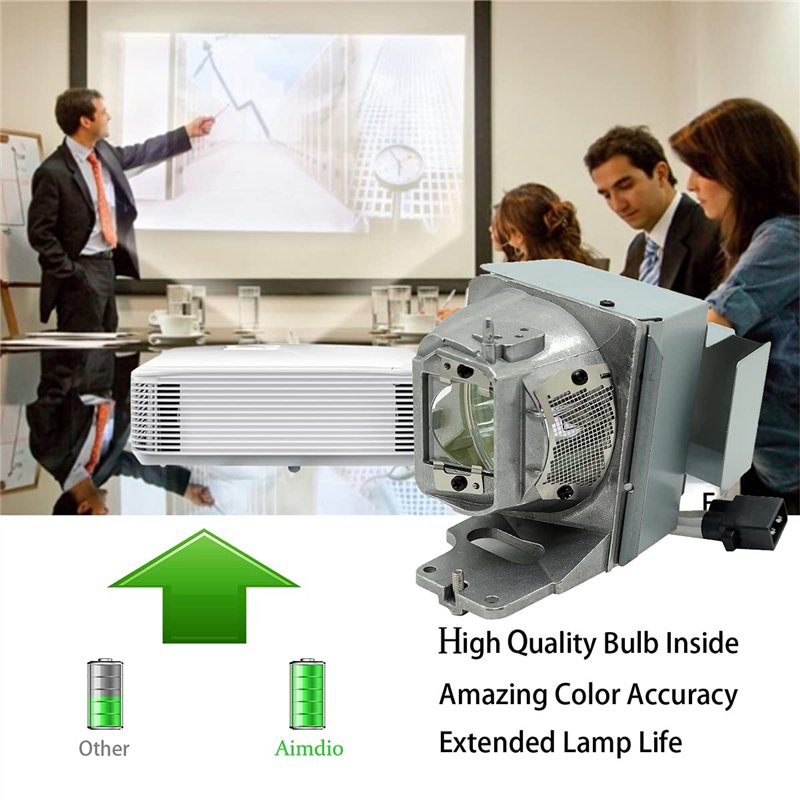 Image secondaire de Aimdio SP.7AZ01GC01 Lampe de Projecteur pour OPTOMA DLP HD27Be HD144X HD27e HD143X EH334 HD243X HD270e DH350 EH335 EH336 EH337 W