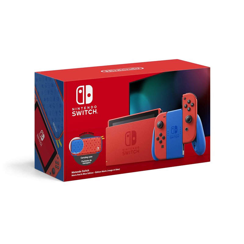 Nintendo Console Switch Edition Mario Rouge/Bleu
