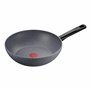 Tefal Natural On Wok 28 cm, Induction, Revêtement antiadhésif, Fonction Thermo-Signal, Emballage éco-responsable, Fabriqué en Fr