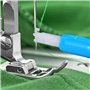 3 Pièces d'Enfile-Aiguille Pour Machine à Coudre, Enfileur Automatique, Insert d'Aide à l'Enfilage d'Aiguille Fixe (Bleu)