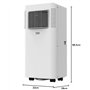 Beko - BP207C - Climatisation Portable, 7000 Btu, Refroidissement, Fonction Déshumidification - Blanc, 33 x 28 x 68,5h cm